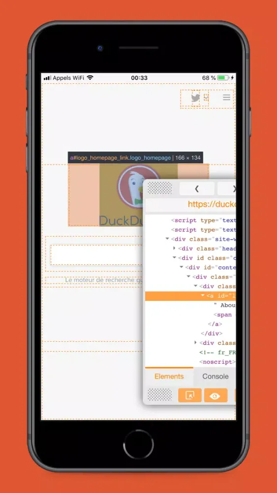 JudOrange - Web Inspector Screenshots